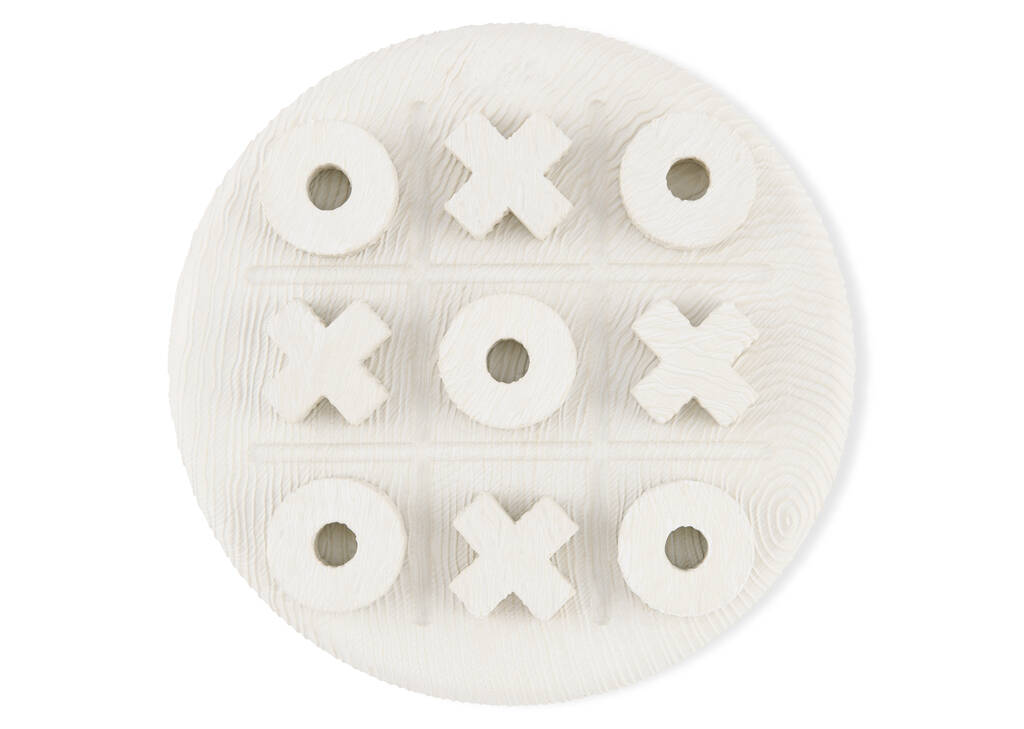 XO Tic Tac Toe Game White