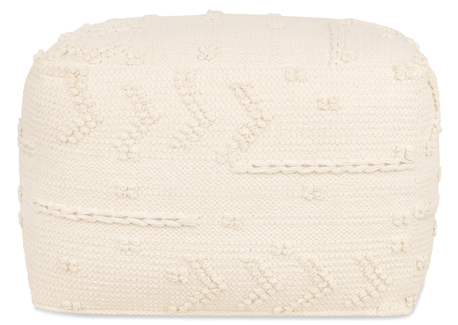 Birgitte Cotton Pouf Natural