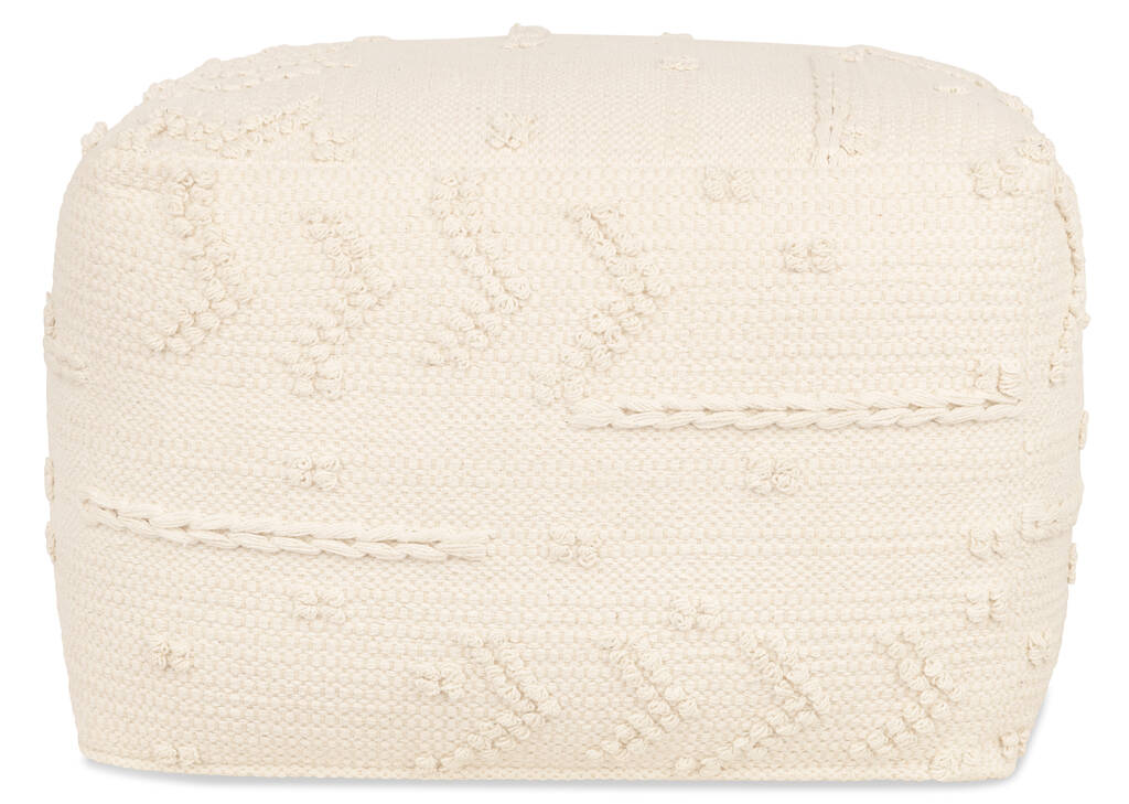 Birgitte Cotton Pouf Natural