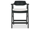 Sophie Counter Stool -Black/Ruby Glacier