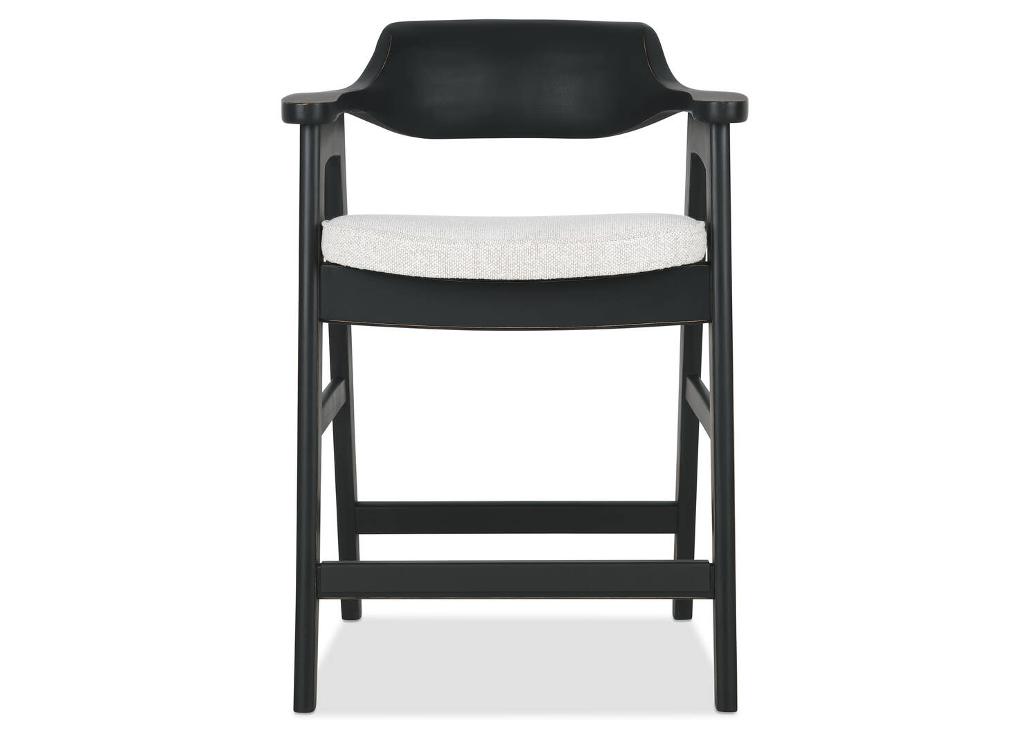 Sophie Counter Stool -Black/Ruby Glacier