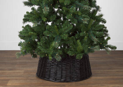 Cache-pied de sapin Willow noir