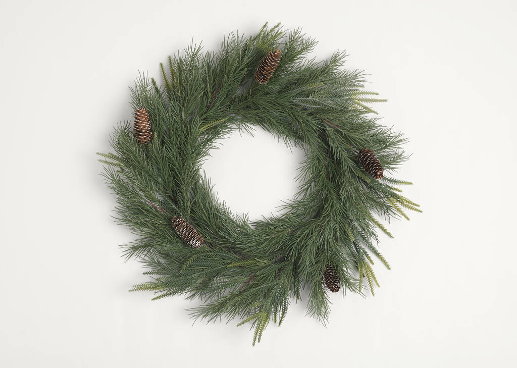 Couronne aiguilles de pin giv. Kringle