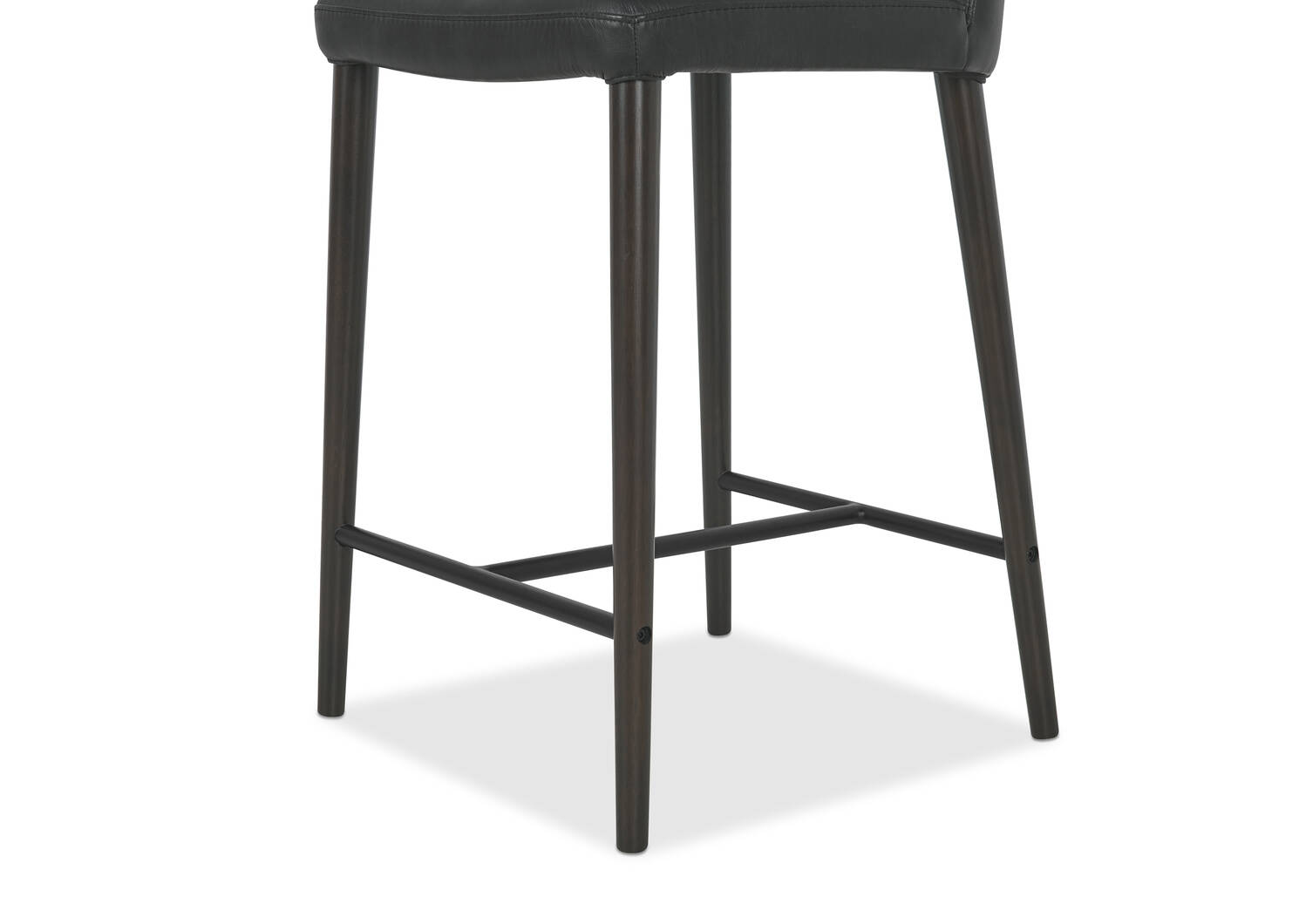 Tabouret en cuir Yvette -Olson ardoise
