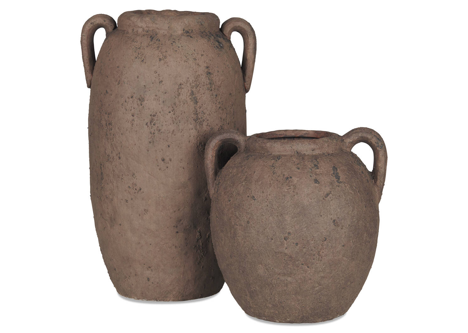 Merrill Vase Short Brown
