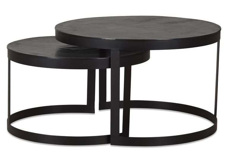 Irwin Nesting Coffee Table Set -Bronze | Urban Barn