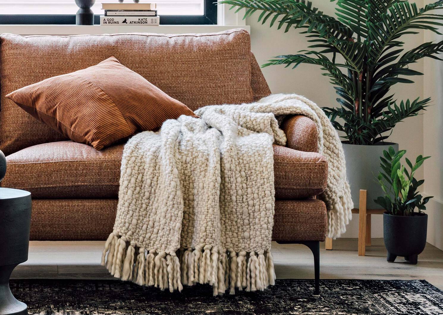 Yvonne Throw Ivory