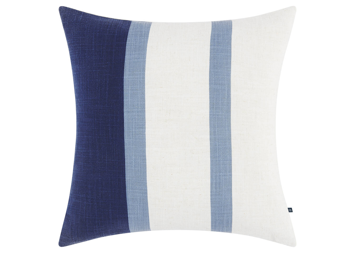 Calhoun Striped Pillow 20x20 Ivory/Bl