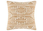 Aldis Outdoor Pillow 21x21 Flaxen/Ivory