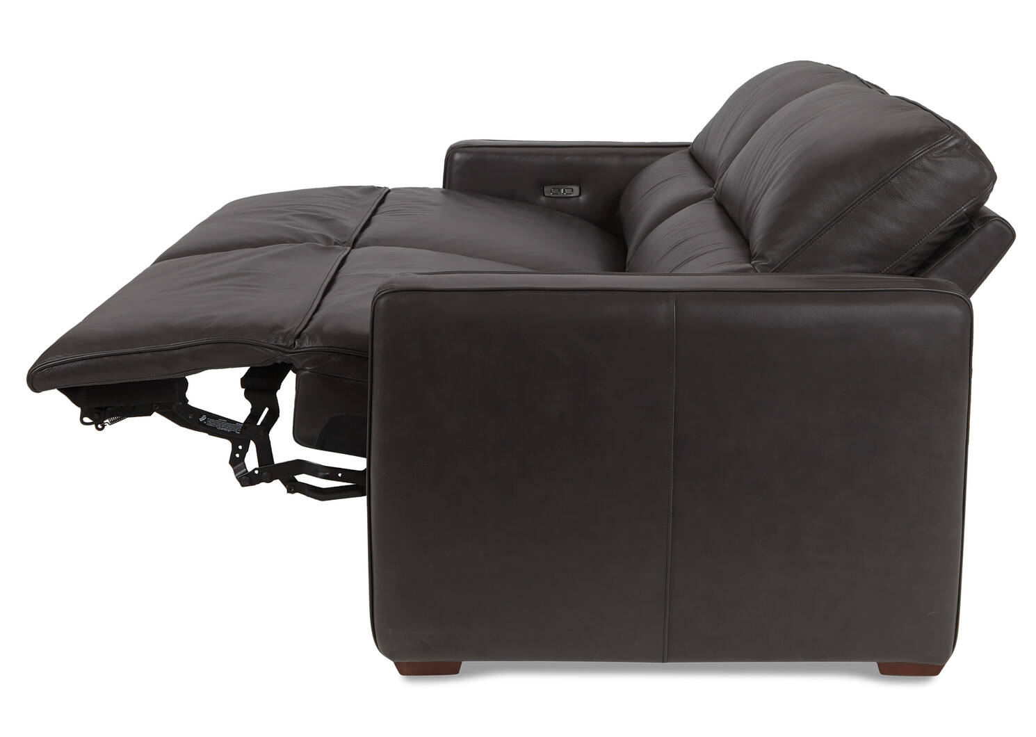 Encore Leather Reclining Sofa -Bram Coal