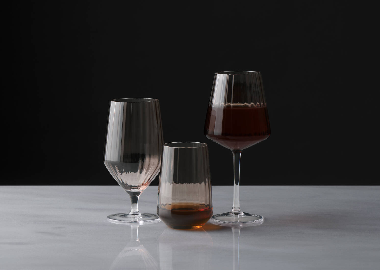 Verre à vin Leon brume