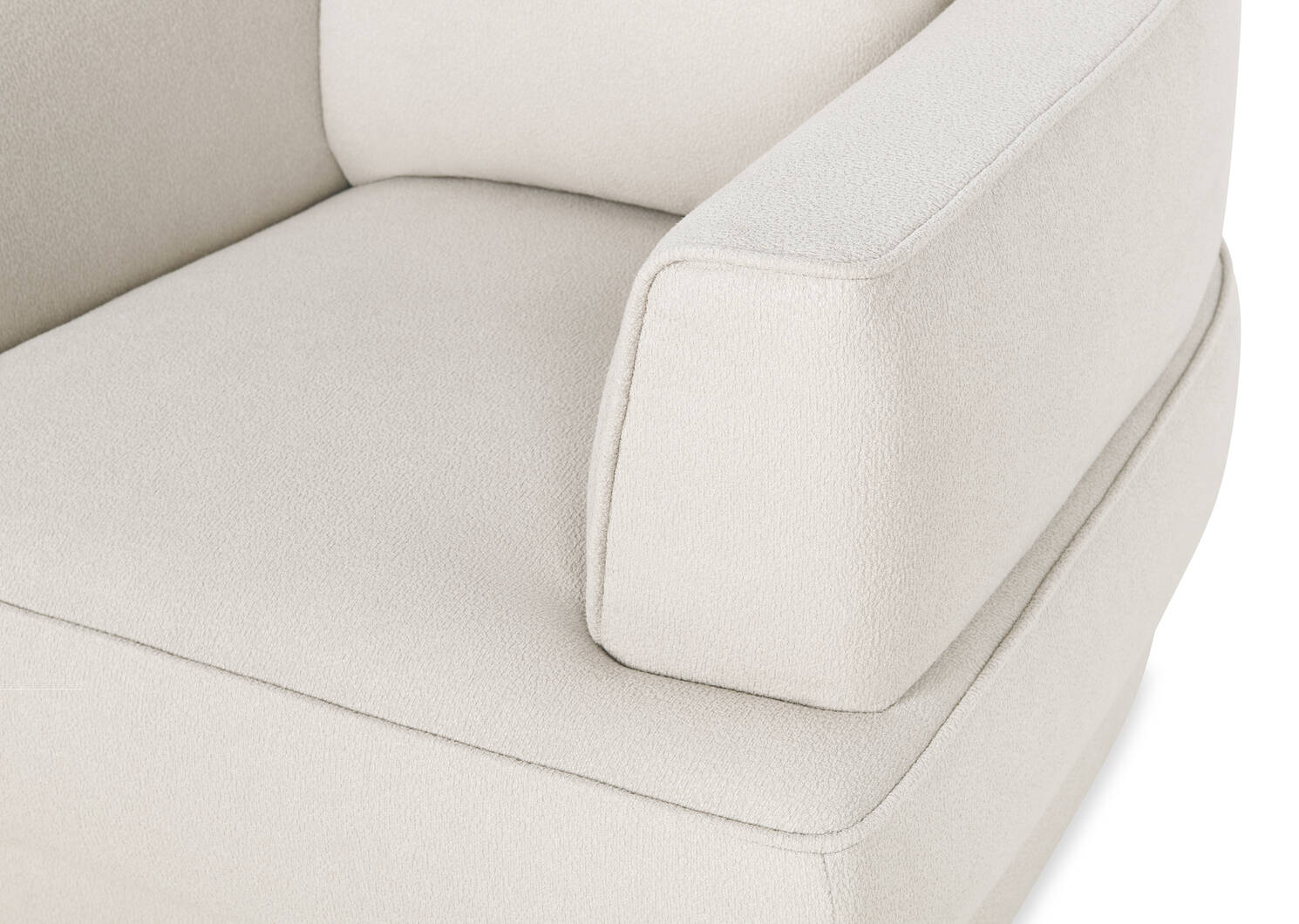 Amara Swivel Armchair -Kent Linen