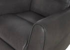 Fauteuil inc. cuir Bennett -Sol ardoise