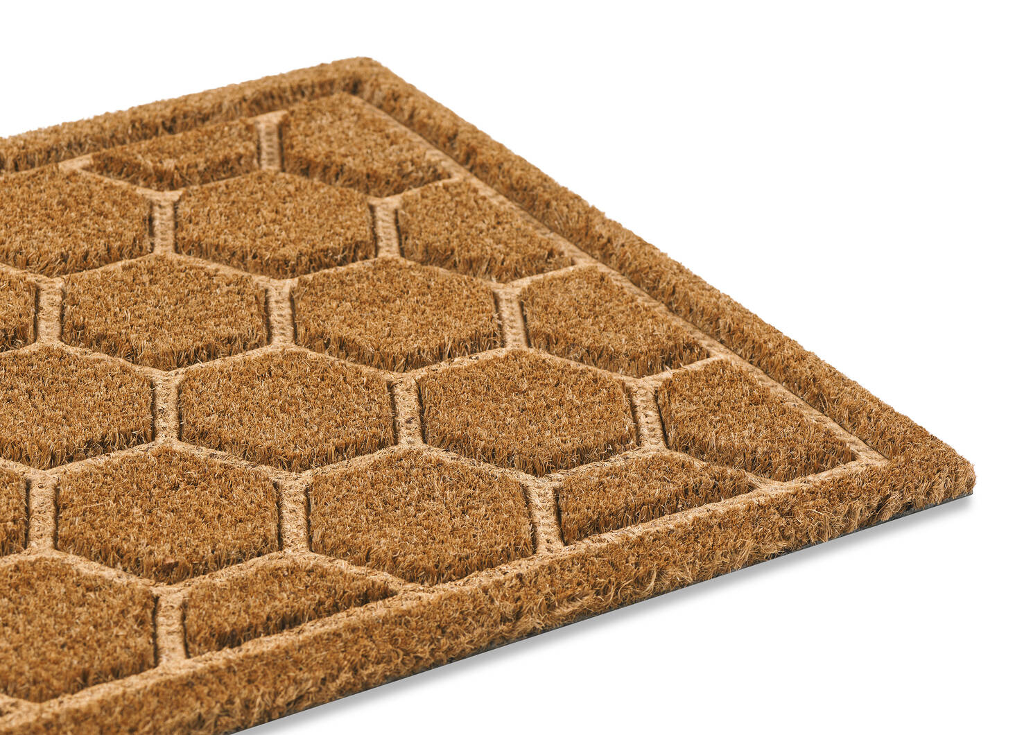 Paillasson en relief Honeycomb naturel