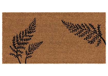 Fern Leaf Doormat Natural