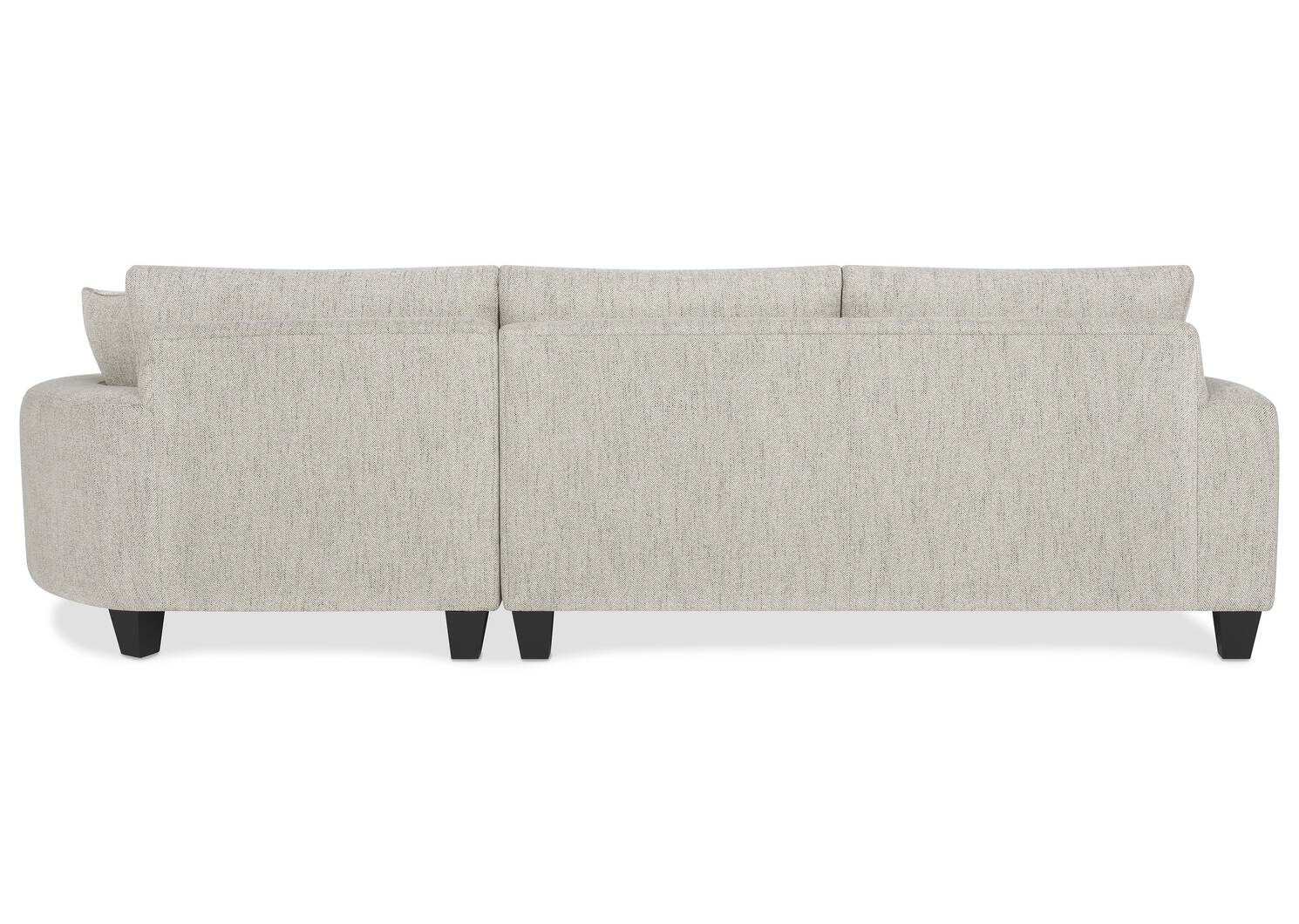 Bronx Round Chaise RCF -Fairfax Almond