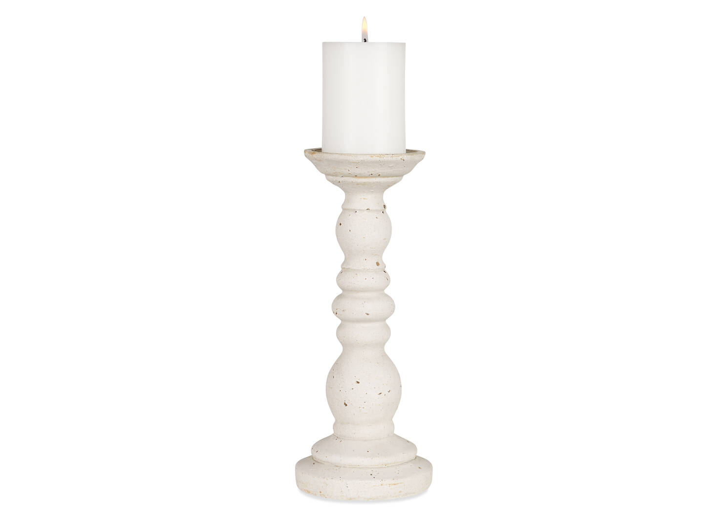 Vanya Candle Holders White