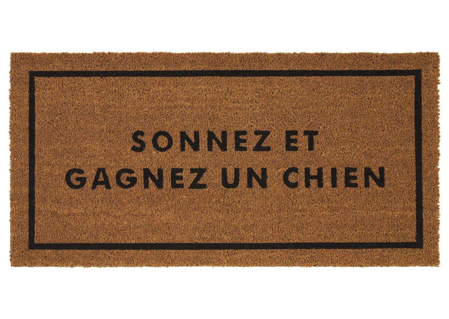 Paillasson Gagnez un chien naturel