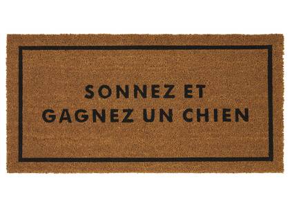 Gagnez un chien Doormat Natural