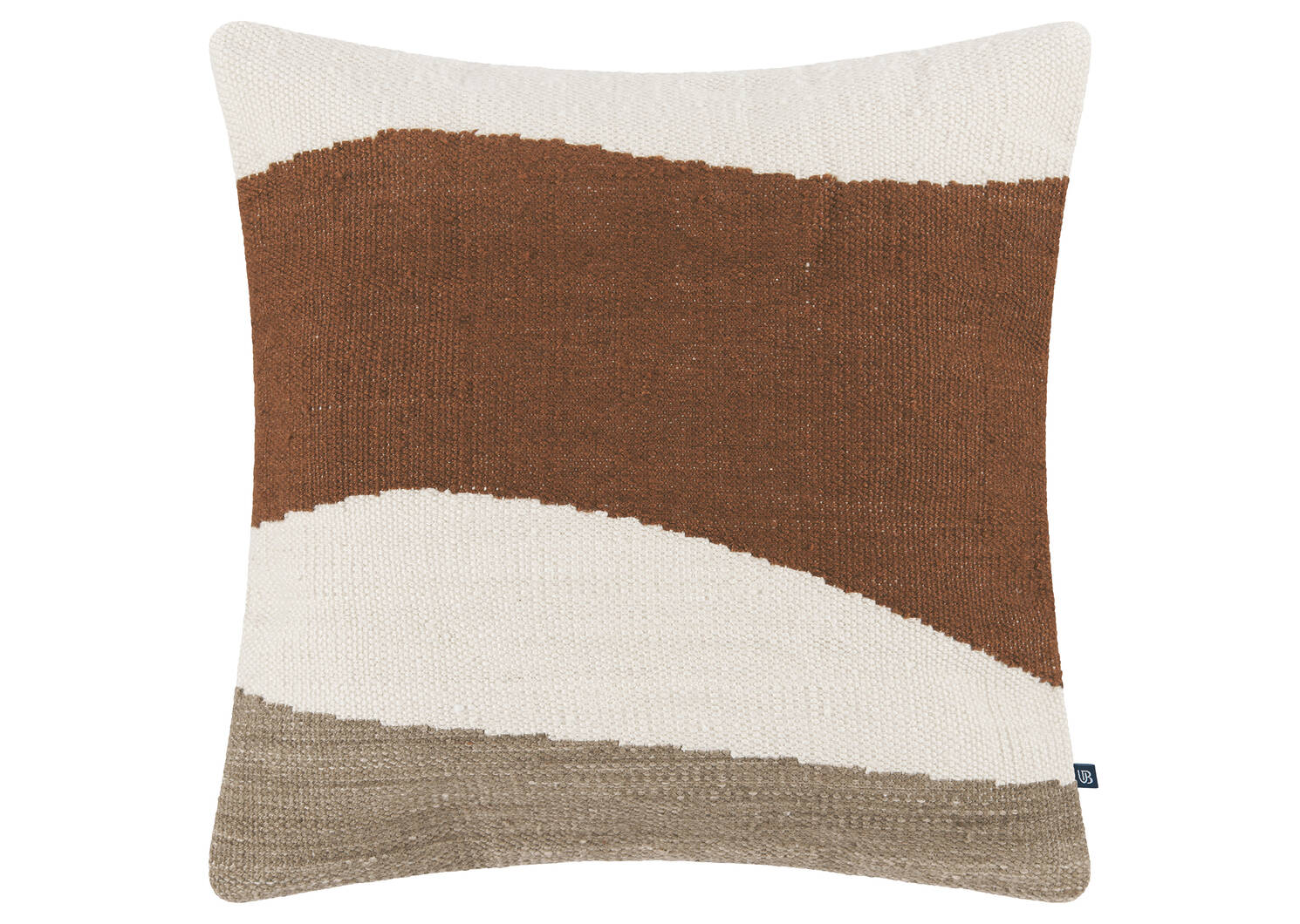 Coussin ext. Tova 21x21 tamarin/ivoire