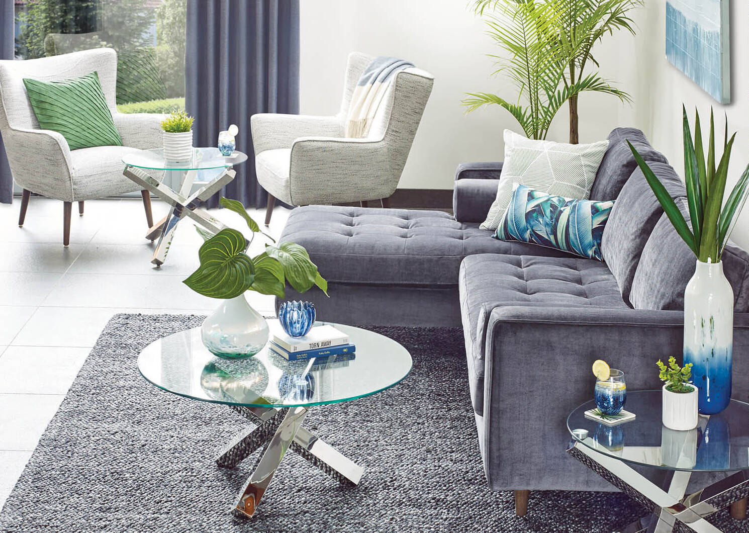 Table basse Maverick -verre