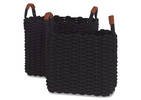 Paniers Corde -noirs