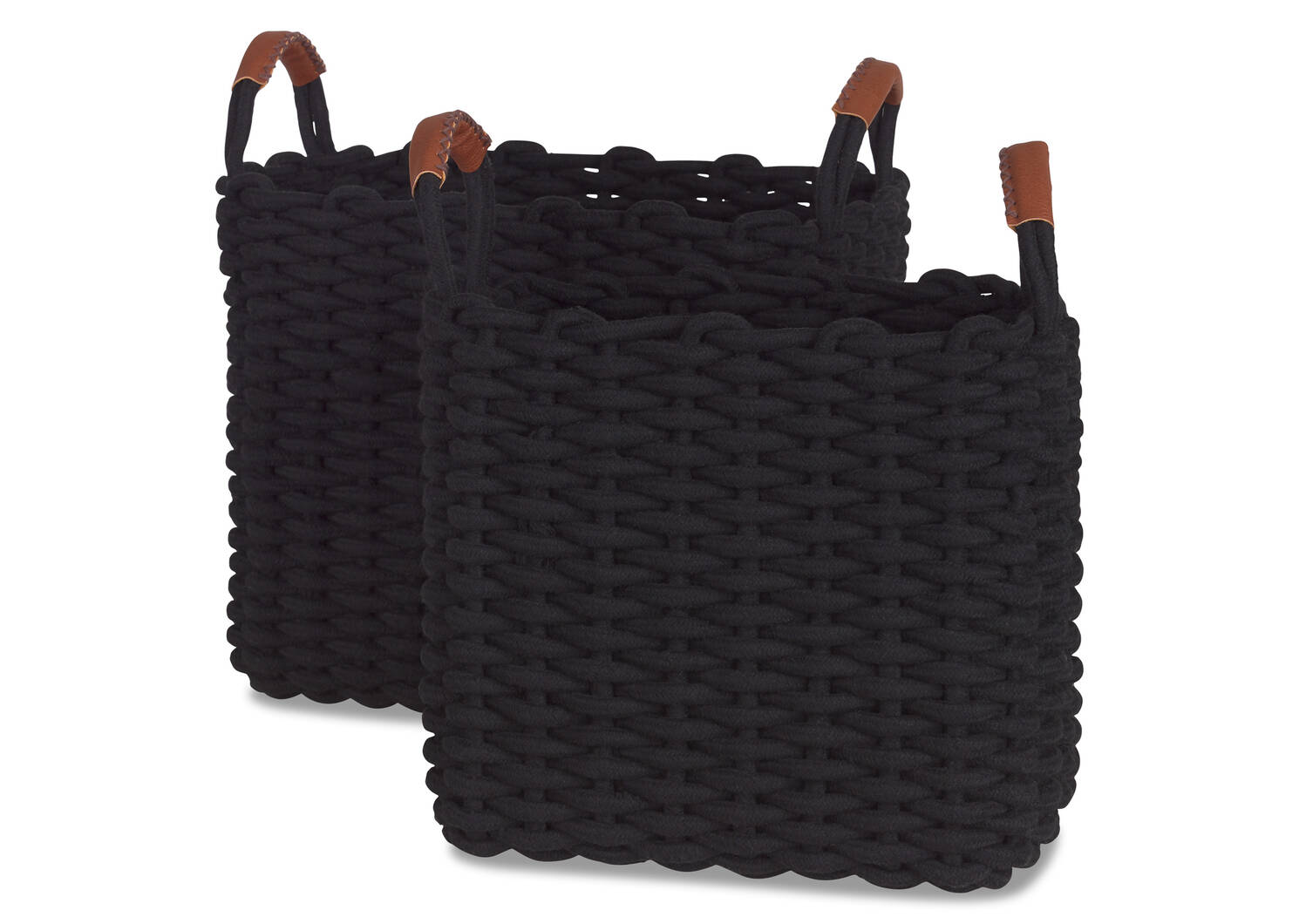 Paniers Corde -noirs