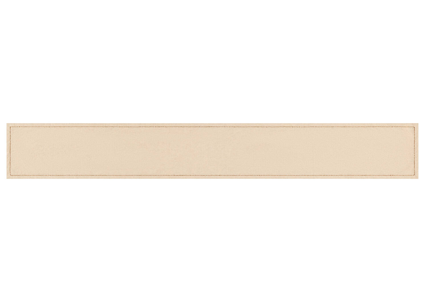 Crinkle Stitched Table Runner Natural