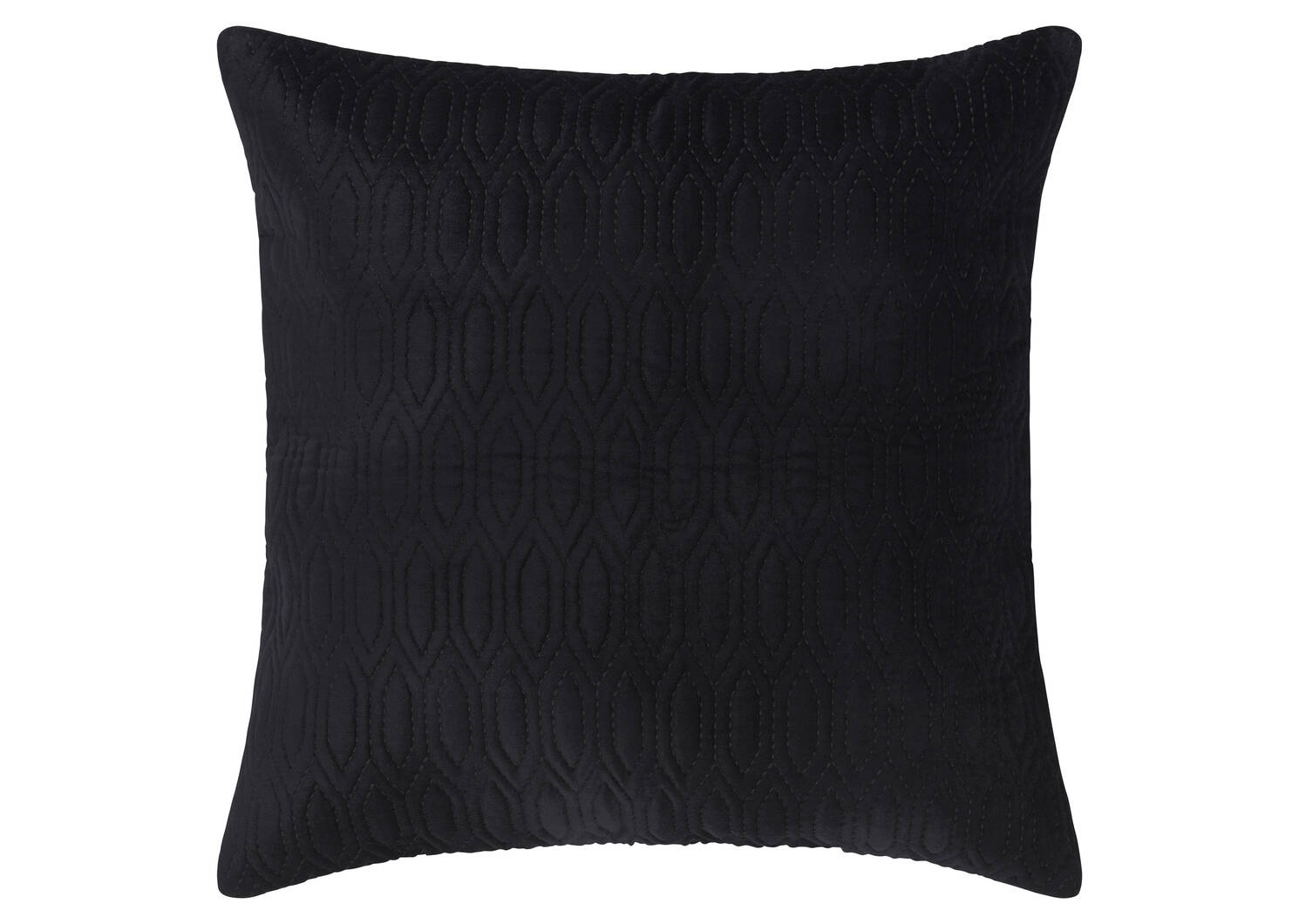 Coussin en velours Galerie 20x20 noir