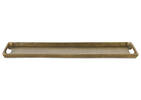 Jamie Narrow Tray Antiqued Brass