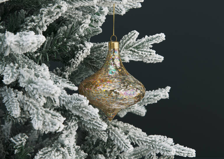 Ginny Ornament Gold Urban Barn