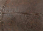 Jarvis Faux Leather Toss 12x22 Dark Brown