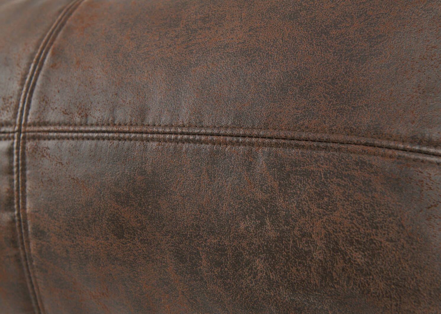 Jarvis Faux Leather Toss 12x22 Dark Brown