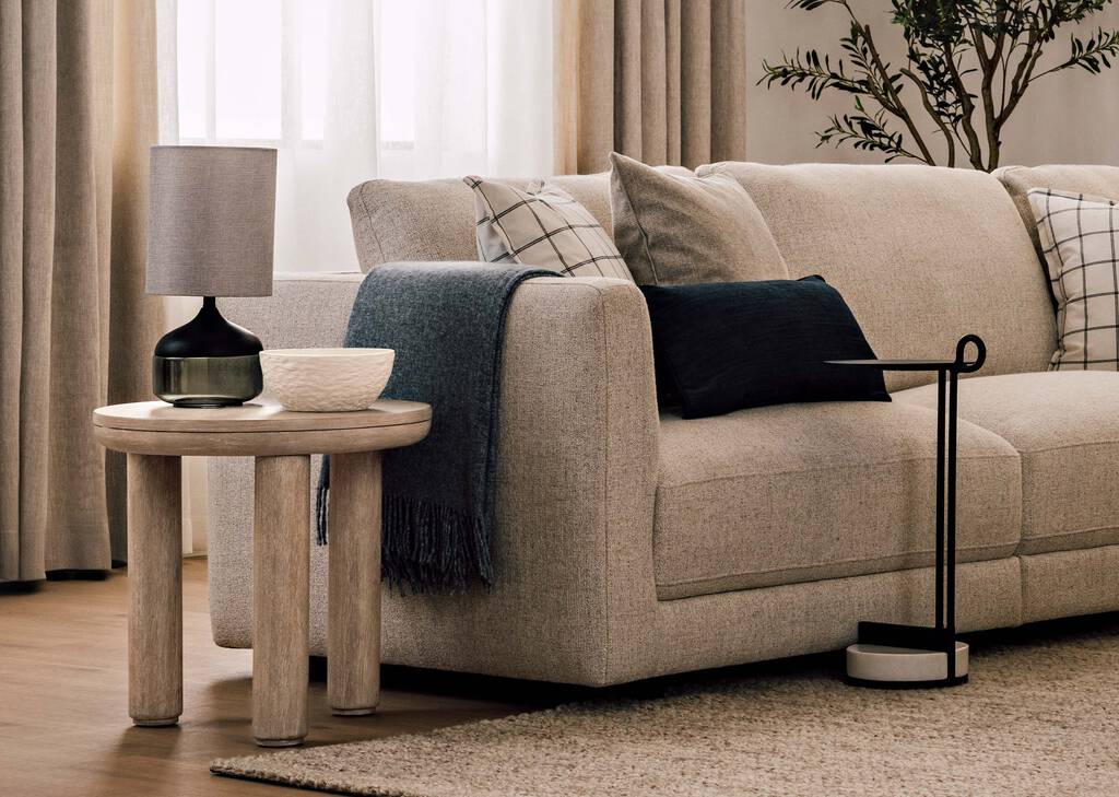 Riddell Melange Throw Blue