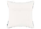 Coussin en coton Manon 20x20 ivoire/bleu