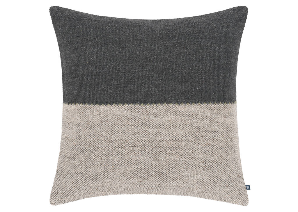 Arta Pillow 20x20 Oatmeal/Grey