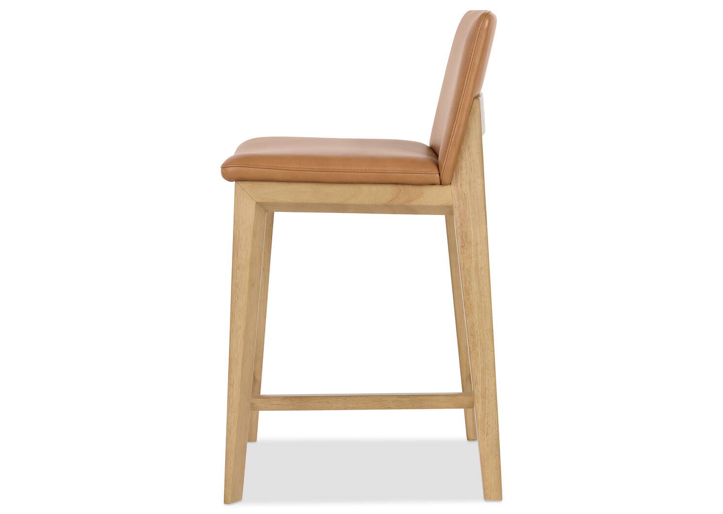 Ciera Leather Counter Stool -Olson Camel