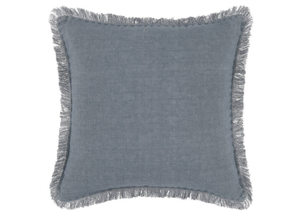Marsha Linen Pillow 20x20 Sea Blue