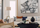 Plateau rectangulaire Riva noir