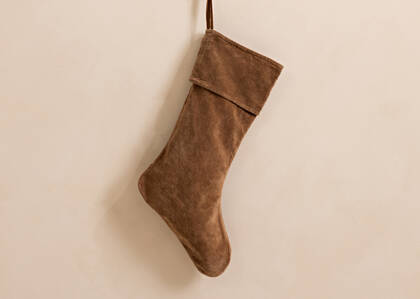 Joie Velvet Stocking Caramel