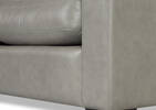 Brewer Custom Leather Sofa chaise