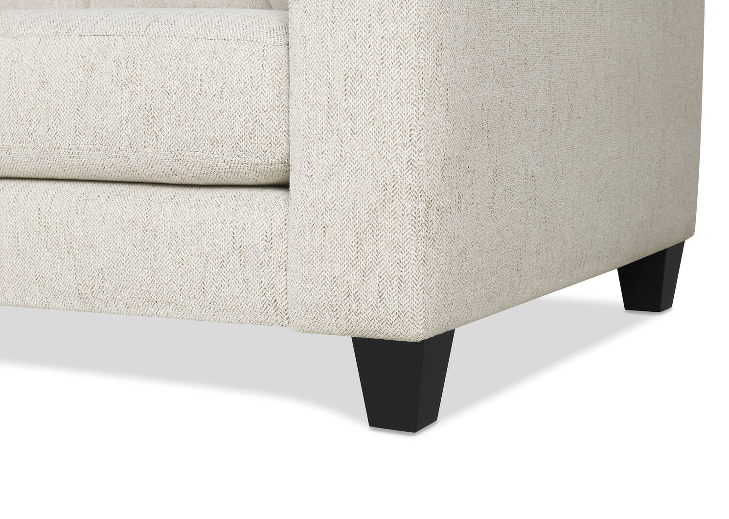 Bronx Round Chaise LCF -Fairfax Oyster