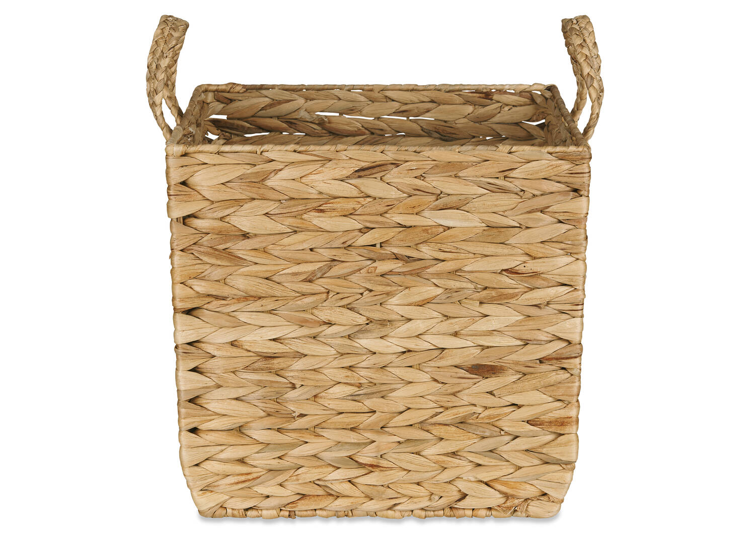 Grand panier carré Constanza naturel