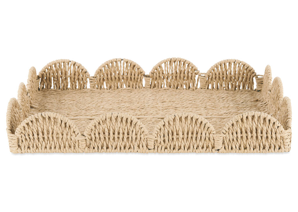 Elodie Scalloped Tray Large