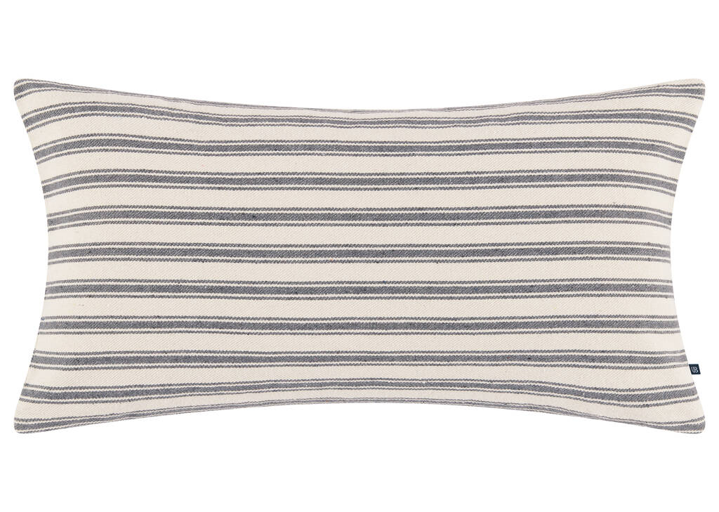 Wheaton Striped Pillow 12x22 Natura/G