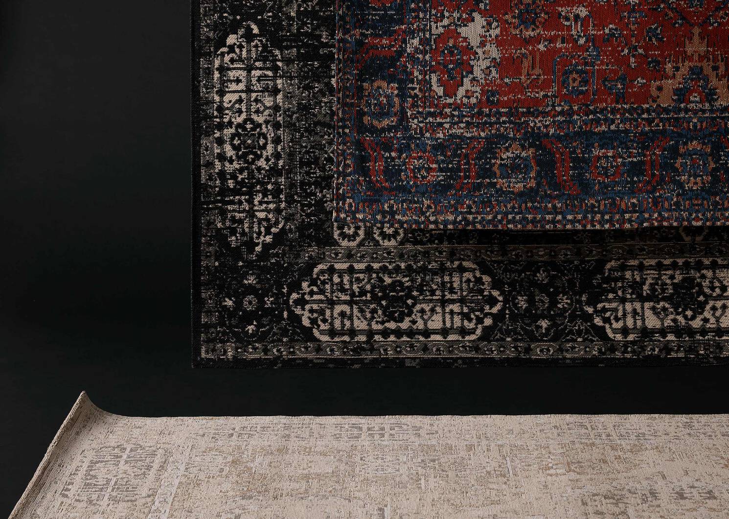 Azusa Rug - Sand/Ivory/Grey