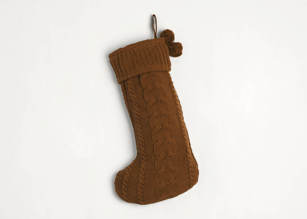 Bodie Knit Stocking Caramel