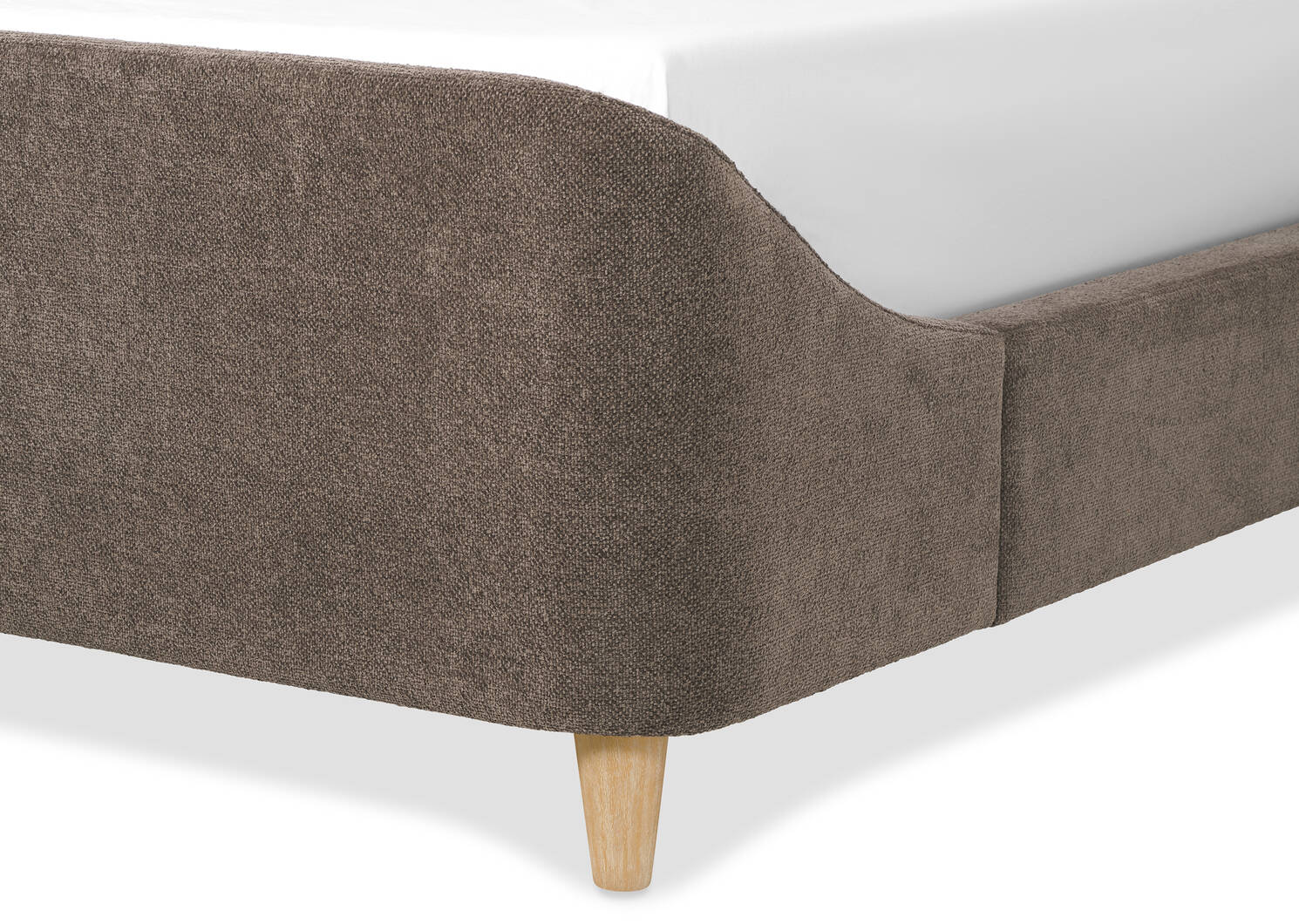 Tr&egrave;s grand lit Saracino -Arden brun Kona