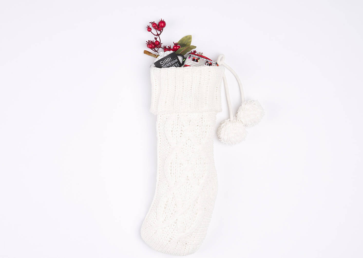 Lottie Knit Stocking Ivory