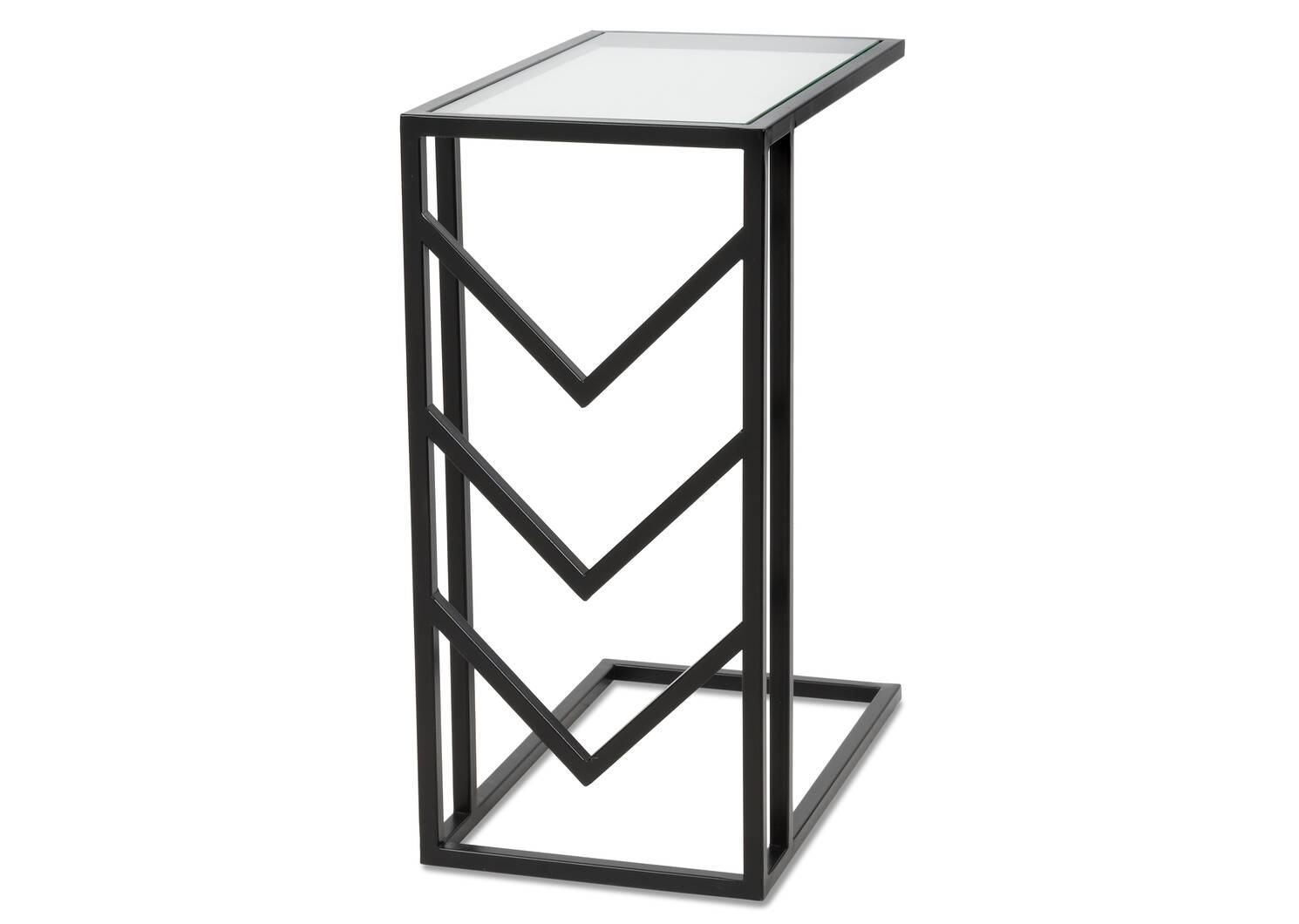 Niagara Tuck Side Table -Black